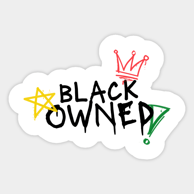 Black Owned Baby Sticker by Teeium